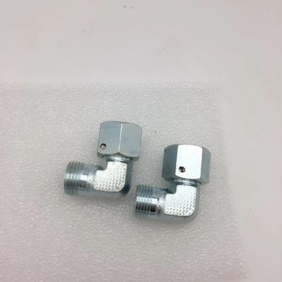 90 Grad-Ellbogen-männlicher Übergangs-gemeinsame metrische Schlauch-Adapter JIC NPT hydraulisch